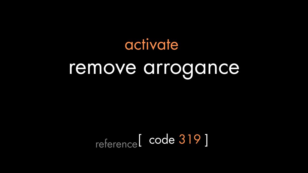 Release Arrogance Code (PDF)