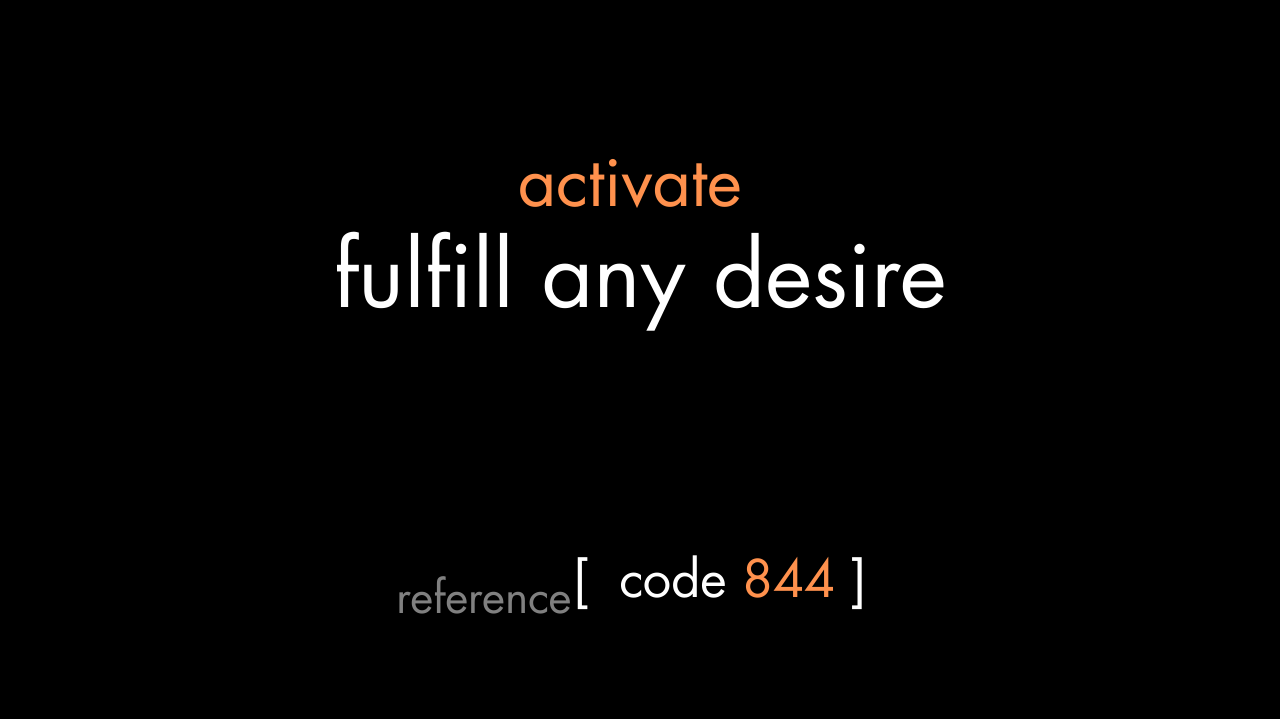 Fulfill any Desire Code (PDF)