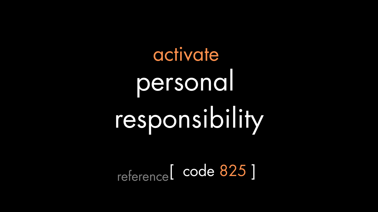 Personal Responsibility Code (PDF)