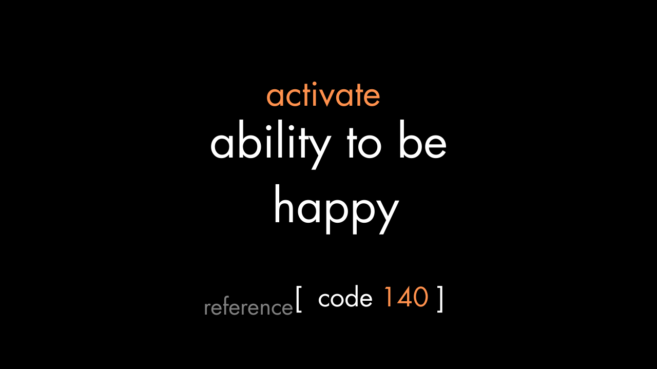Ability to Be Happy Code (PDF)