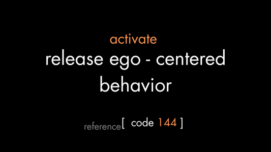 Release Ego-centered Behavior Code (PDF)