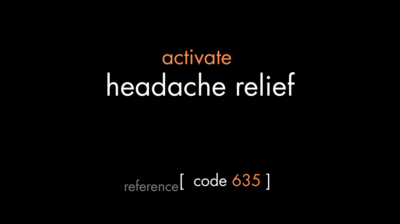 Headache Relief Code (PDF)