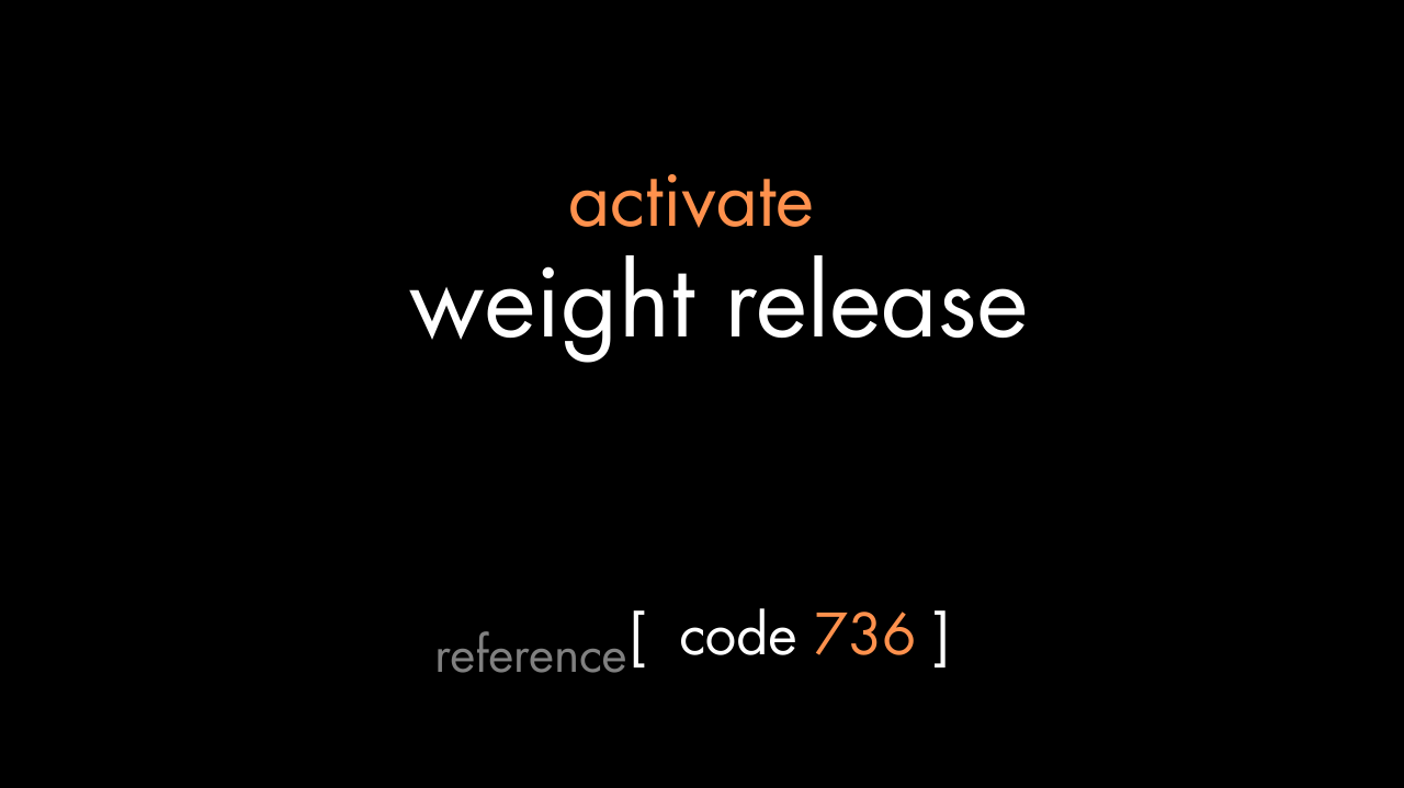 Weight Release Code (PDF)
