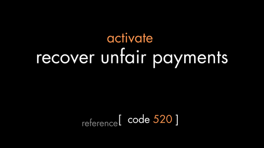 Recover Unfair Payments Code (PDF)