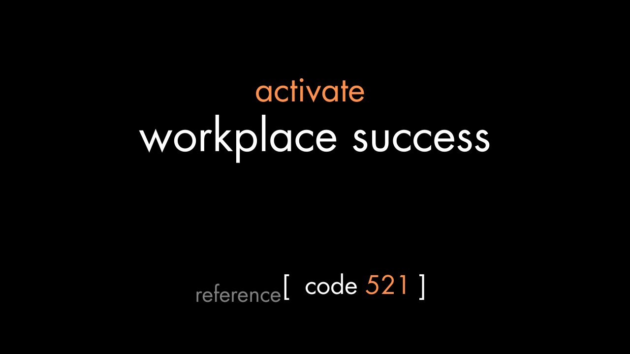 Workplace Success Code (PDF)