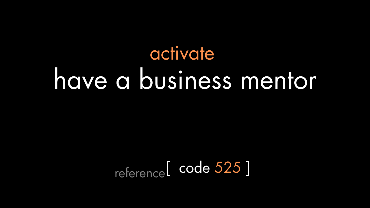 Have a Business Mentor Code (PDF)