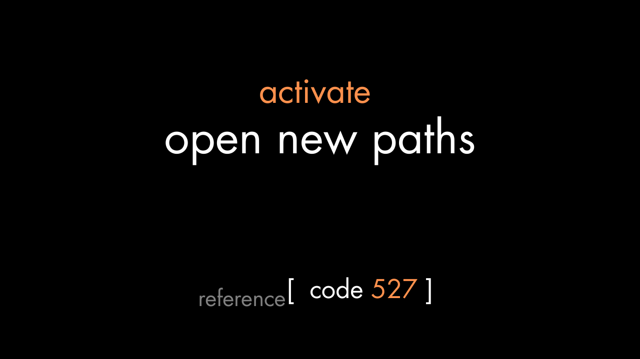 Open New Paths Code (PDF)