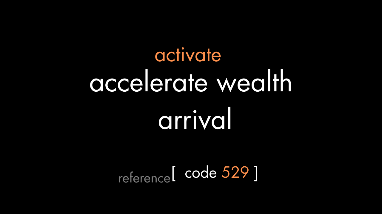 Accelerate Wealth Arrival Code (PDF)
