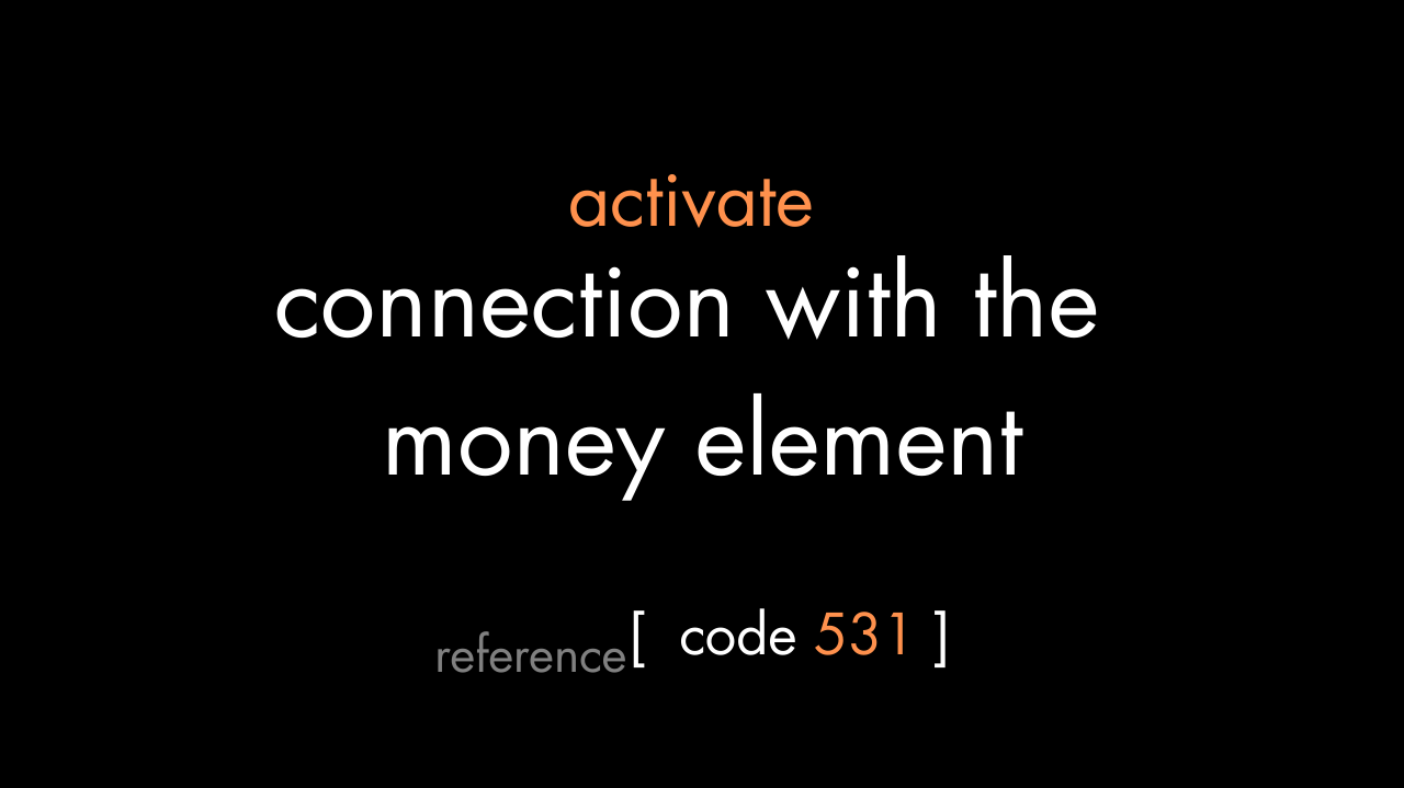 Connection with the Money Element Code (PDF)