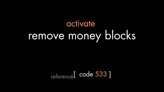 Remove Money Blocks Code (PDF)