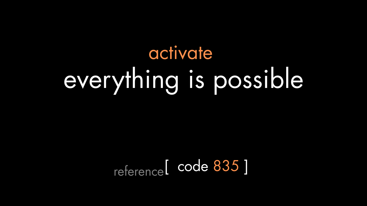 Everything is Possible Code (PDF)