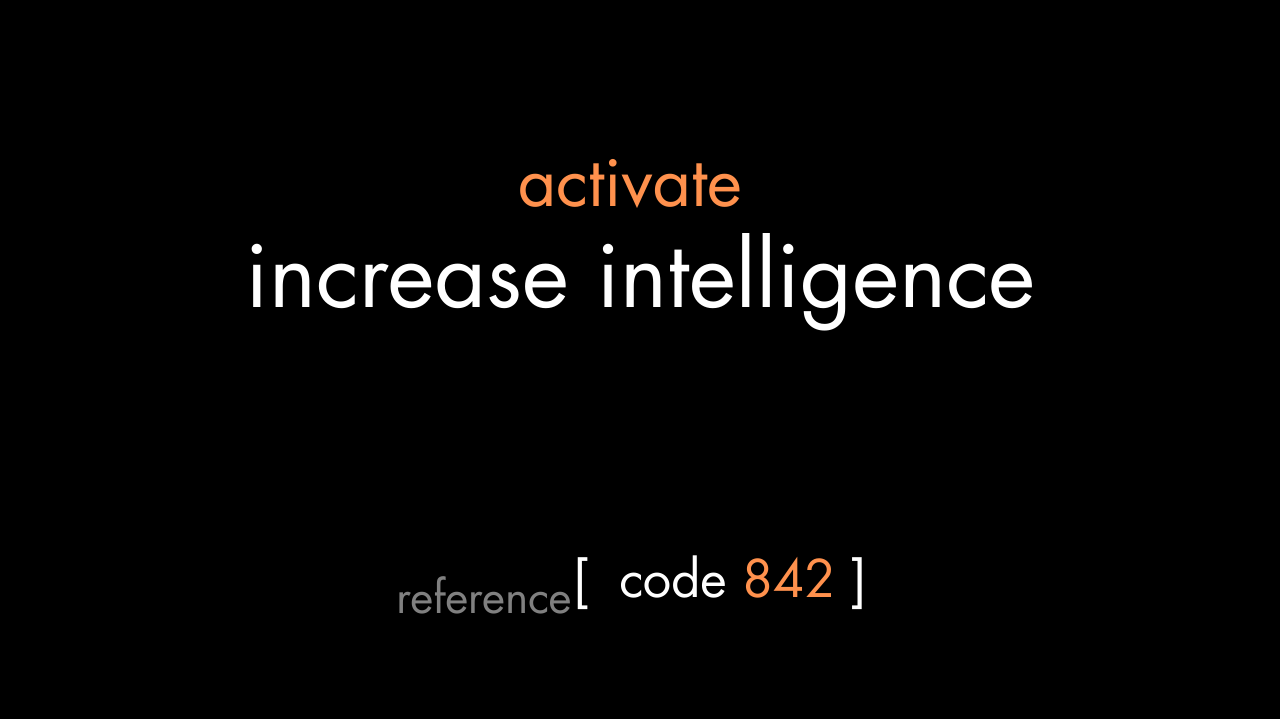 Increase Intelligence Code (PDF)