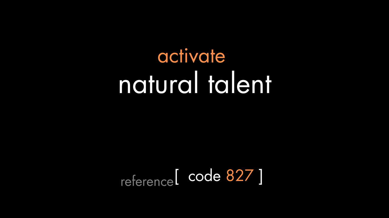 Natural Talent Code (PDF)